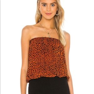 Indah Gemma Tube Top In Cheetah